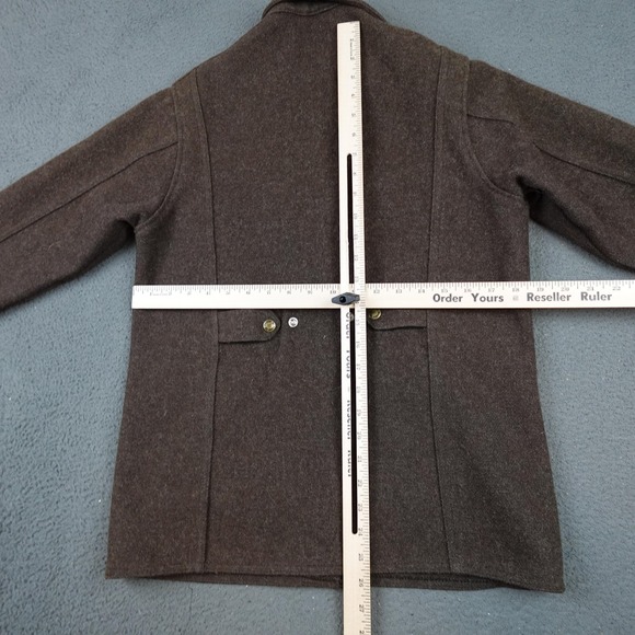 Filson Jacket Womens XS Brown Mackinaw Wool Cruiser 100% Virgin Wool Made USA - Picture 9 of 12